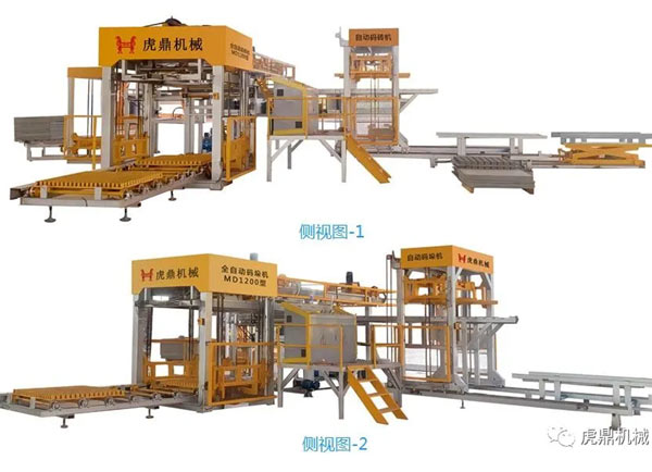 虎鼎磚板分離碼磚碼磚機(jī) 收磚線